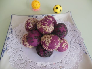 Purple Sweet Potato Hemp Balls recipe