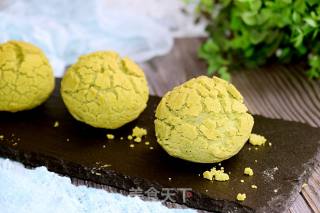 Meringue Matcha Mochi Buns recipe