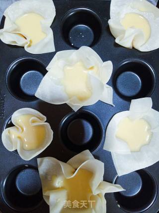 Wonton Egg Tart recipe