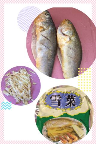 Yellow Croaker in Soup with Pickled Vegetables recipe
