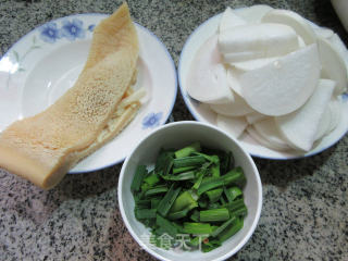 Stir-fried Radish with Tripe recipe