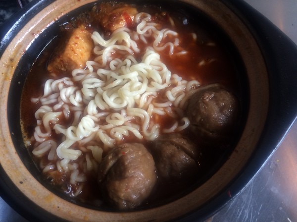 Spicy Hot Pot Noodle Soup recipe