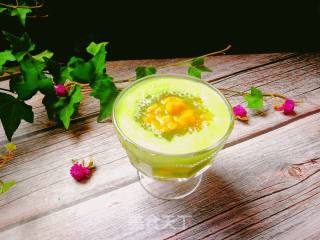 Sweet Melon Sweet Potato Sago recipe