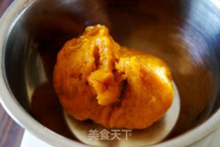 #trust之美#fried Pumpkin Pie with Mung Bean Paste recipe