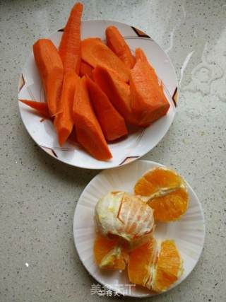 Carrot Sweet Orange Juice recipe