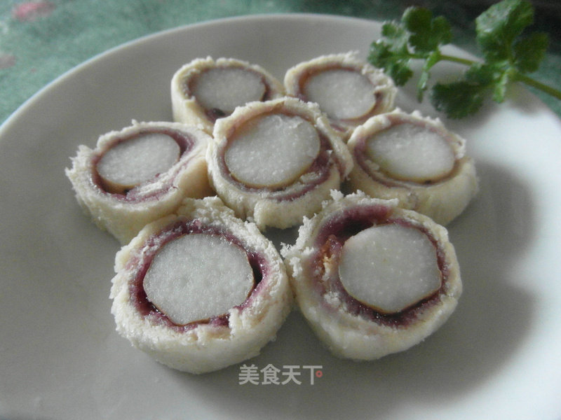 A Blueberry Yam Flower recipe