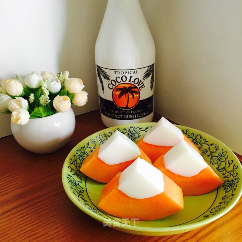 Coconut Papaya Jelly recipe