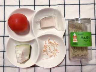 [baby Food Supplement] Cod, Winter Melon and Tomato Sauce Noodles recipe