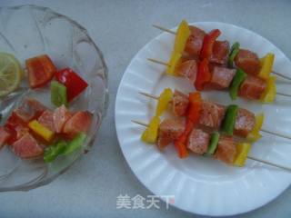 Colorful---pepper Salmon recipe