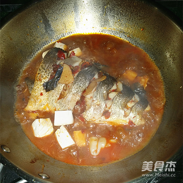 Spicy Poached Tofu Fish recipe