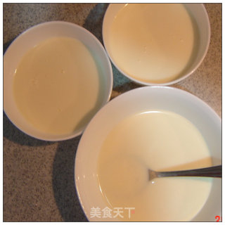 The Bear Story of Bears Also Love to Eat Pudding-three-color Soy Milk Pudding recipe