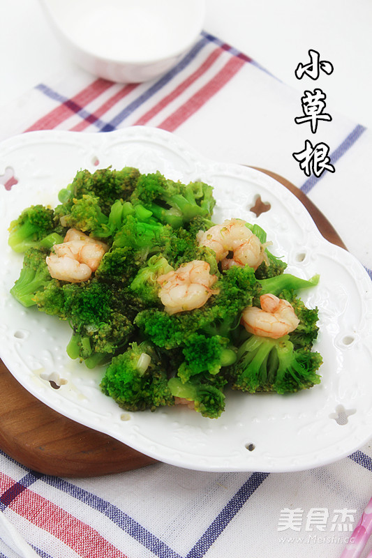 Stir-fried Shrimp with Broccoli recipe