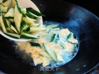 Cucumber and Egg Soup recipe