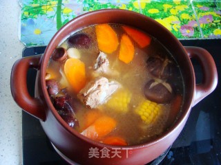 Kunbo Casserole Stewed Mushroom Pork Rib Soup recipe