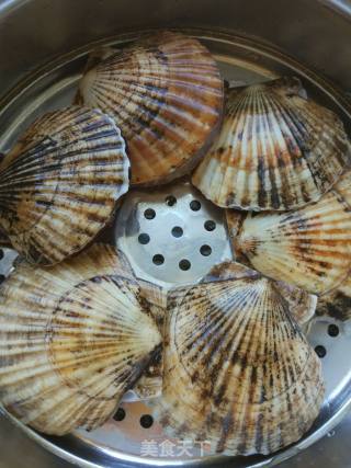Steamed Scallops recipe