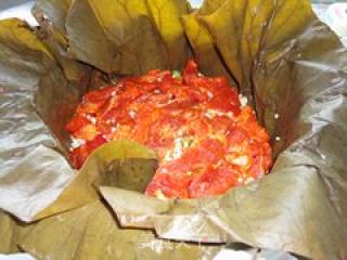 Honey Sauce with Plum Pork and Lotus Leaf Rice recipe