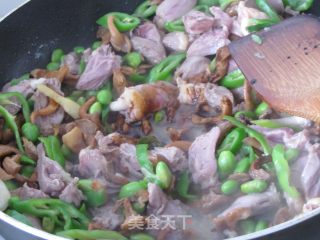 Stir-fried Chicken Hearts with Orchid Mushroom recipe