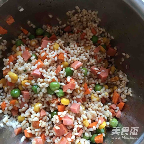 Delicious Glutinous Rice and Eggs recipe
