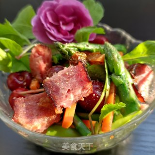 Asparagus Grilled Sausage Salad recipe