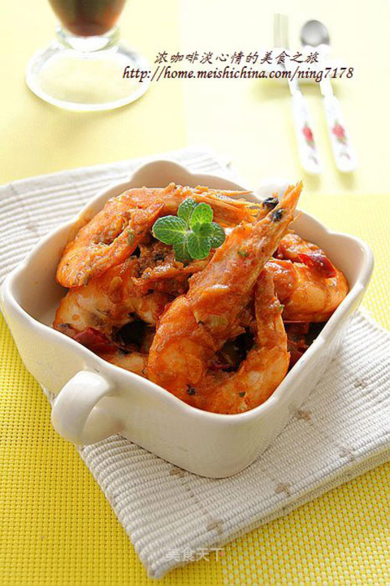 Exotic Delicacy that Even The Fingers Must be Sucked Clean-thai-style Curry Shrimp recipe