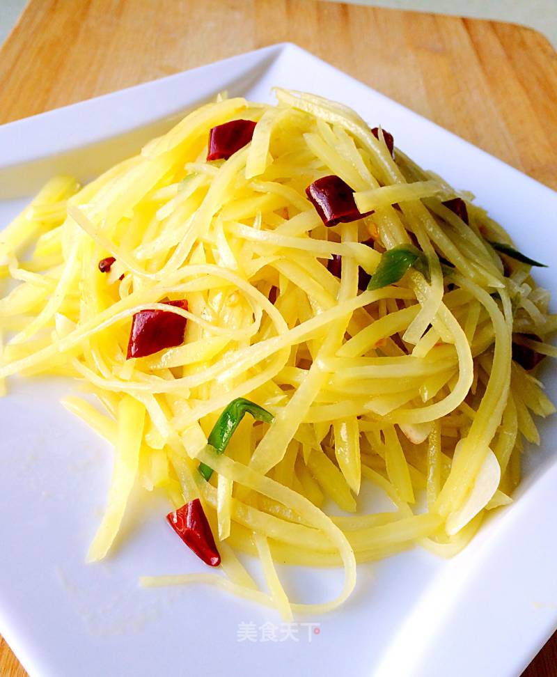 Hot and Sour Potato Shreds recipe