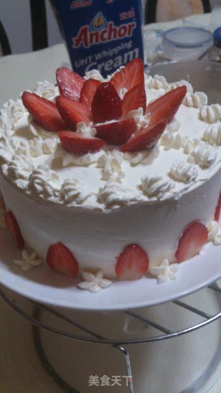 Strawberry Butter Decorating Cake recipe