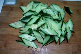 Fried Pork Liver with Cucumber recipe