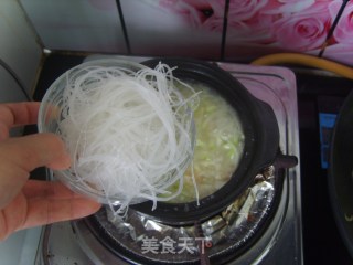 Jelly Scallops, Dried Shrimps and Vermicelli in Clay Pot recipe