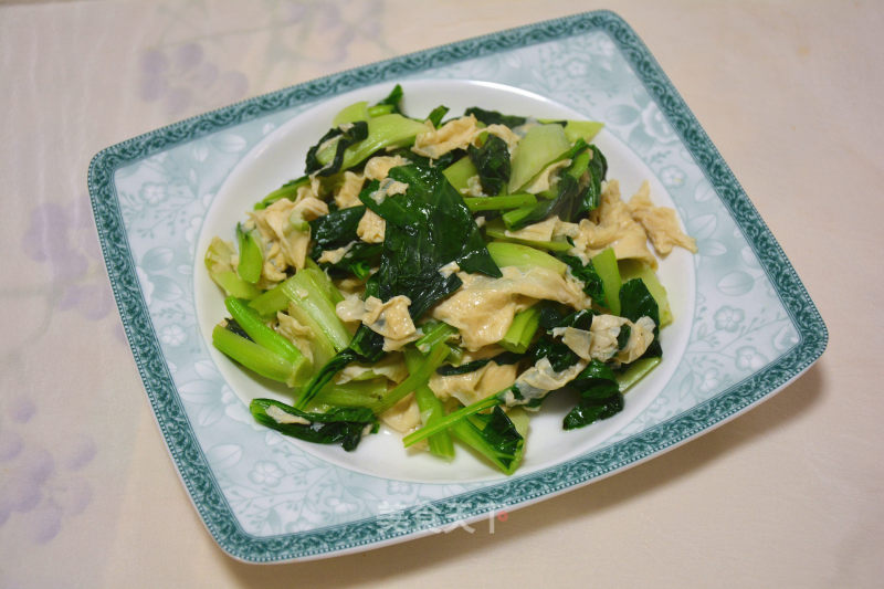 Stir-fried Vegetables with Tofu Skin recipe