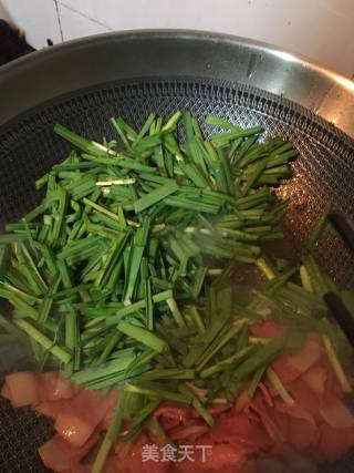 Stir-fried Garlic Sprouts with Bacon recipe