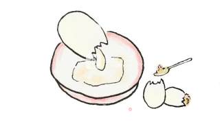 Hand-painted Recipe: Golden Glutinous Rice Egg Put Zongzi in Duck Egg recipe