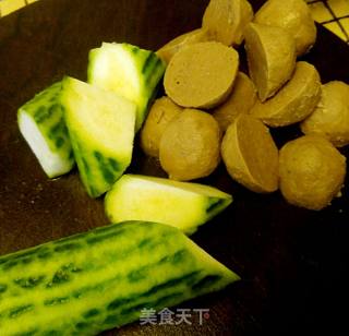 Baby's Dinner-shantou Beef Ball and Loofah Soup Rice recipe