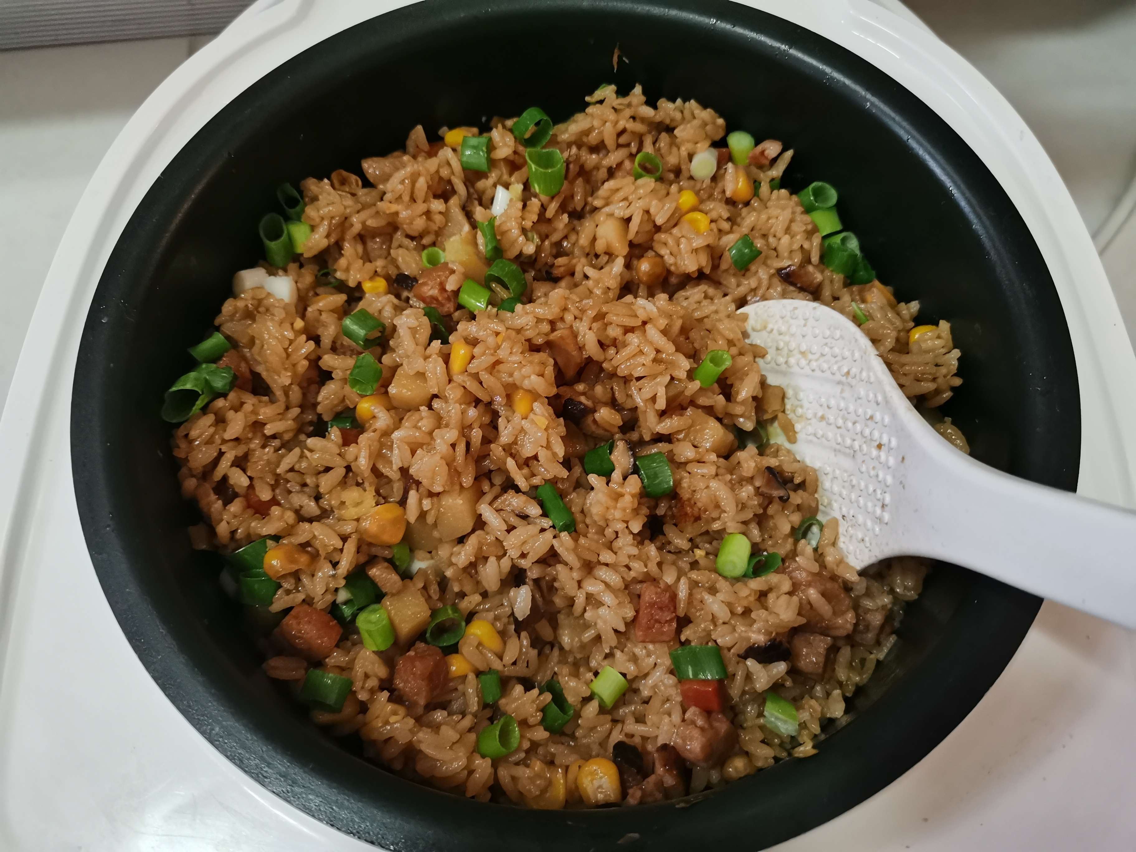 Sausage and Vegetable Braised Rice recipe