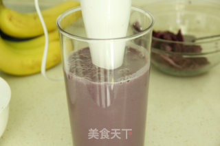 Purple Potato Milkshake-rich in Dietary Fiber-anti-cancer, Detoxification, Laxative Weight Loss recipe