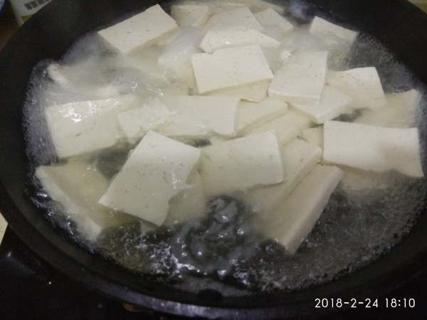 Leek Tofu Soup recipe