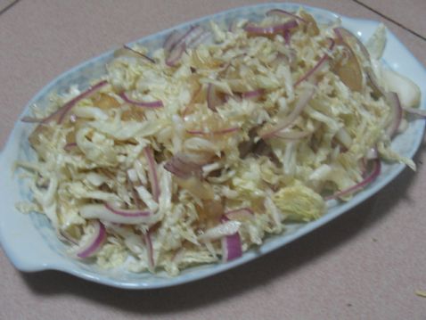 Jellyfish Mixed with Cabbage recipe