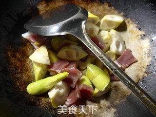 Boiled Double Bamboo Shoots with Bacon recipe