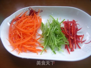 Tofu Skin Mixed with Three Shreds recipe