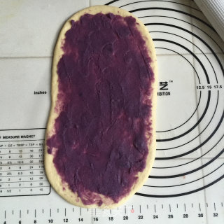 Milky Purple Sweet Potato Toast recipe
