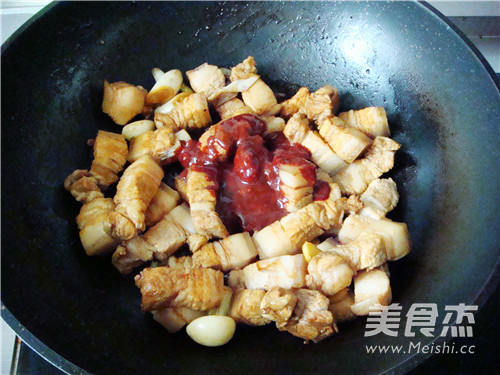 Oil-free Fermented Bean Curd Roasted Pork recipe