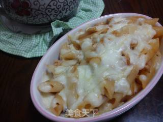 Baked Macaroni with Meat Sauce recipe