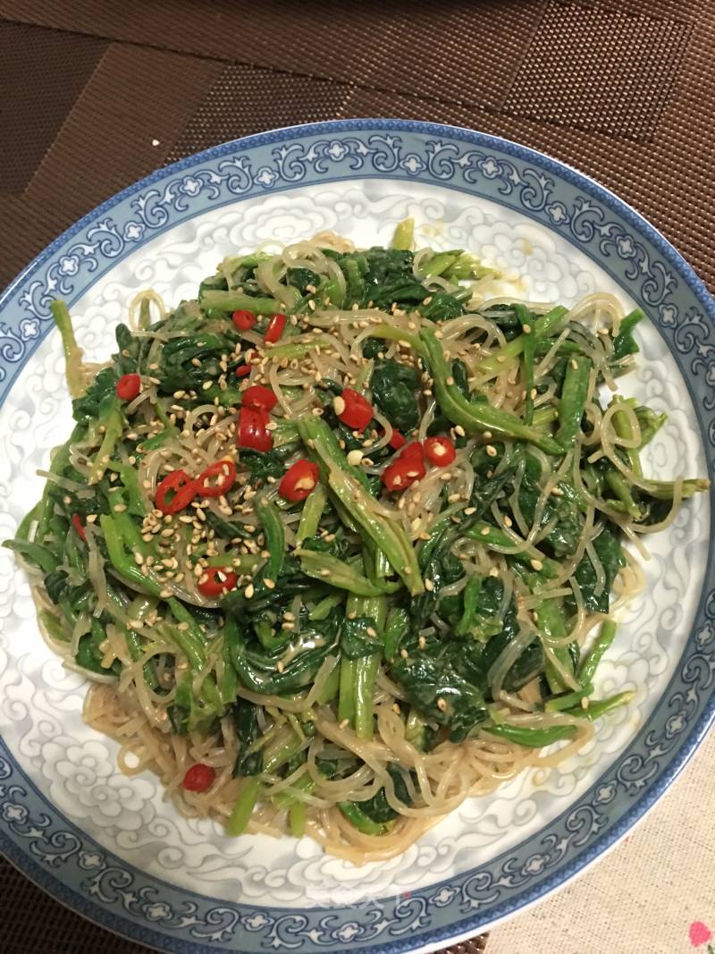 Spinach Vermicelli recipe
