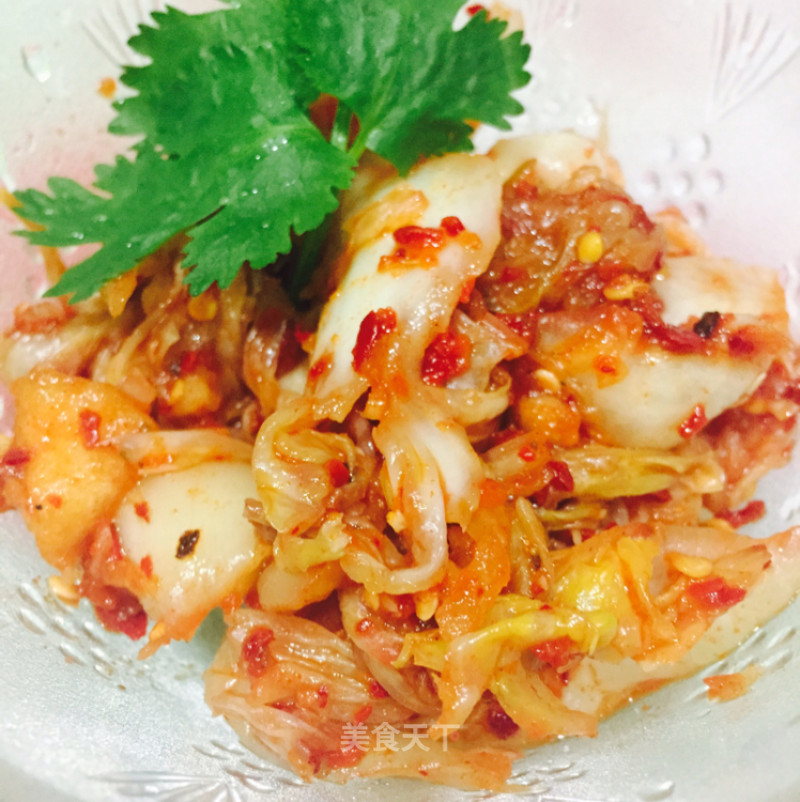Refreshing Spicy Cabbage recipe