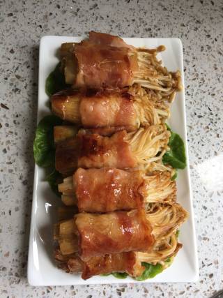 Bacon Enoki Mushroom recipe