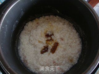 Brown Sugar Peach Blossom Porridge recipe