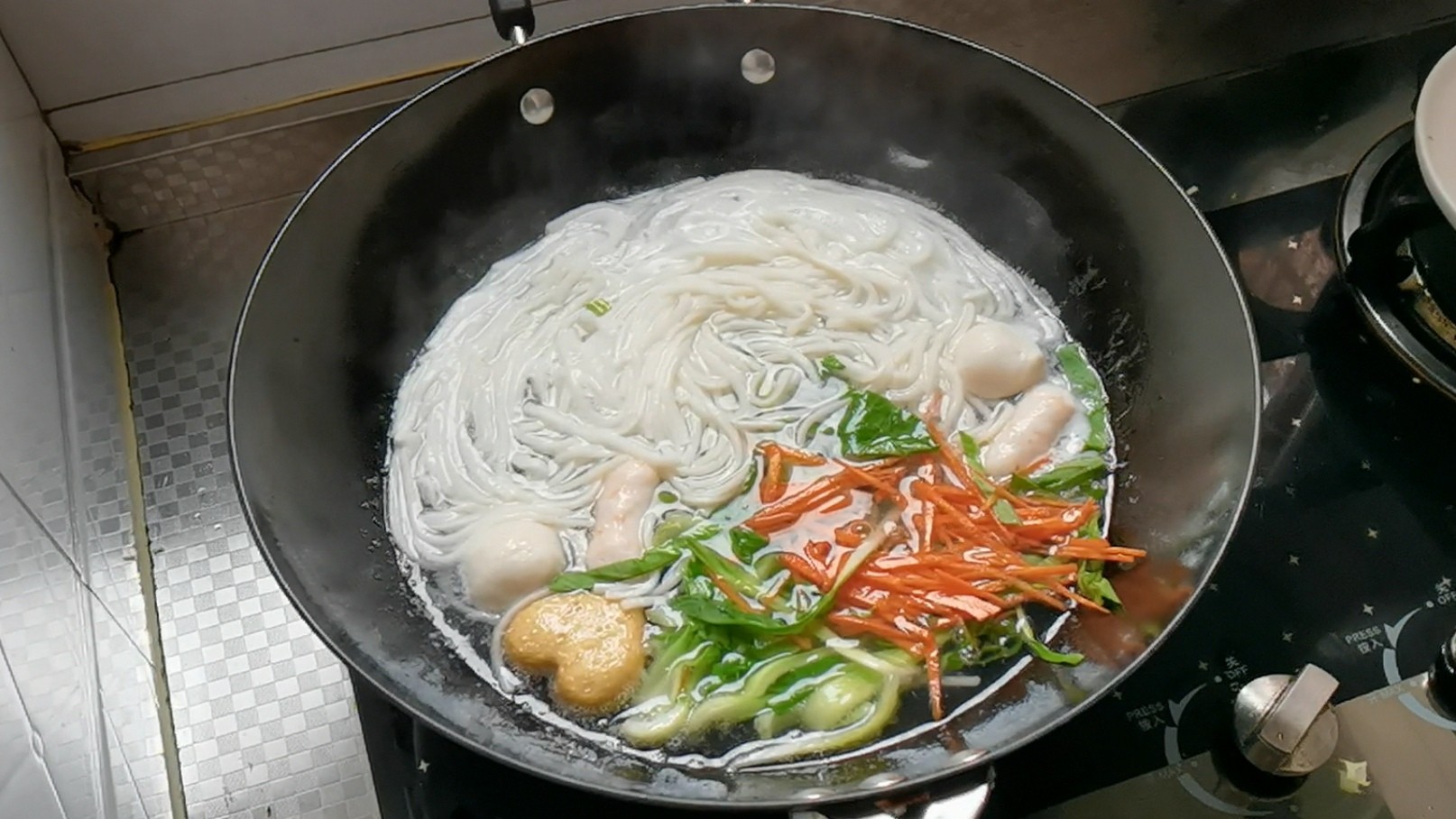 Fish Noodles with Fresh Eyebrows recipe