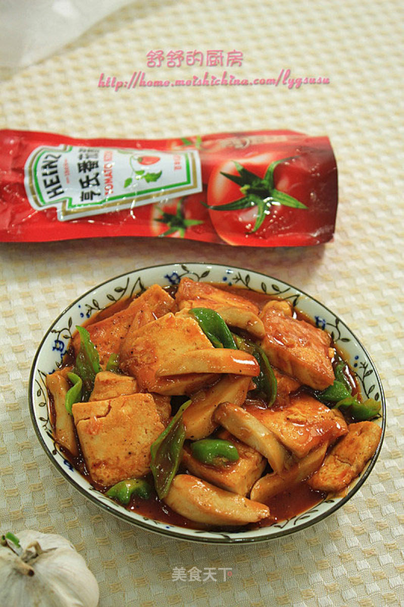 [heinz Tomato Sauce] Tofu with Sour Tomato Sauce recipe