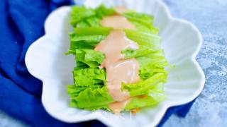Lettuce with Sesame Sauce and Oil recipe