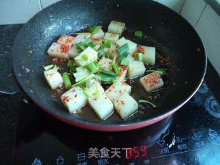 Spicy Stir-fried Rice Tofu----daxi Big Beef Seasoning Edition recipe