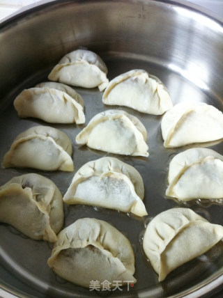 Juicy Parsley Beef Fried Dumplings recipe